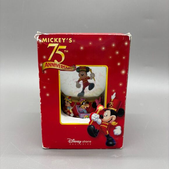 Disney Store Mickey 75th Anniversary Special Edition Collectible Snow Globe /Box - Picture 7 of 11